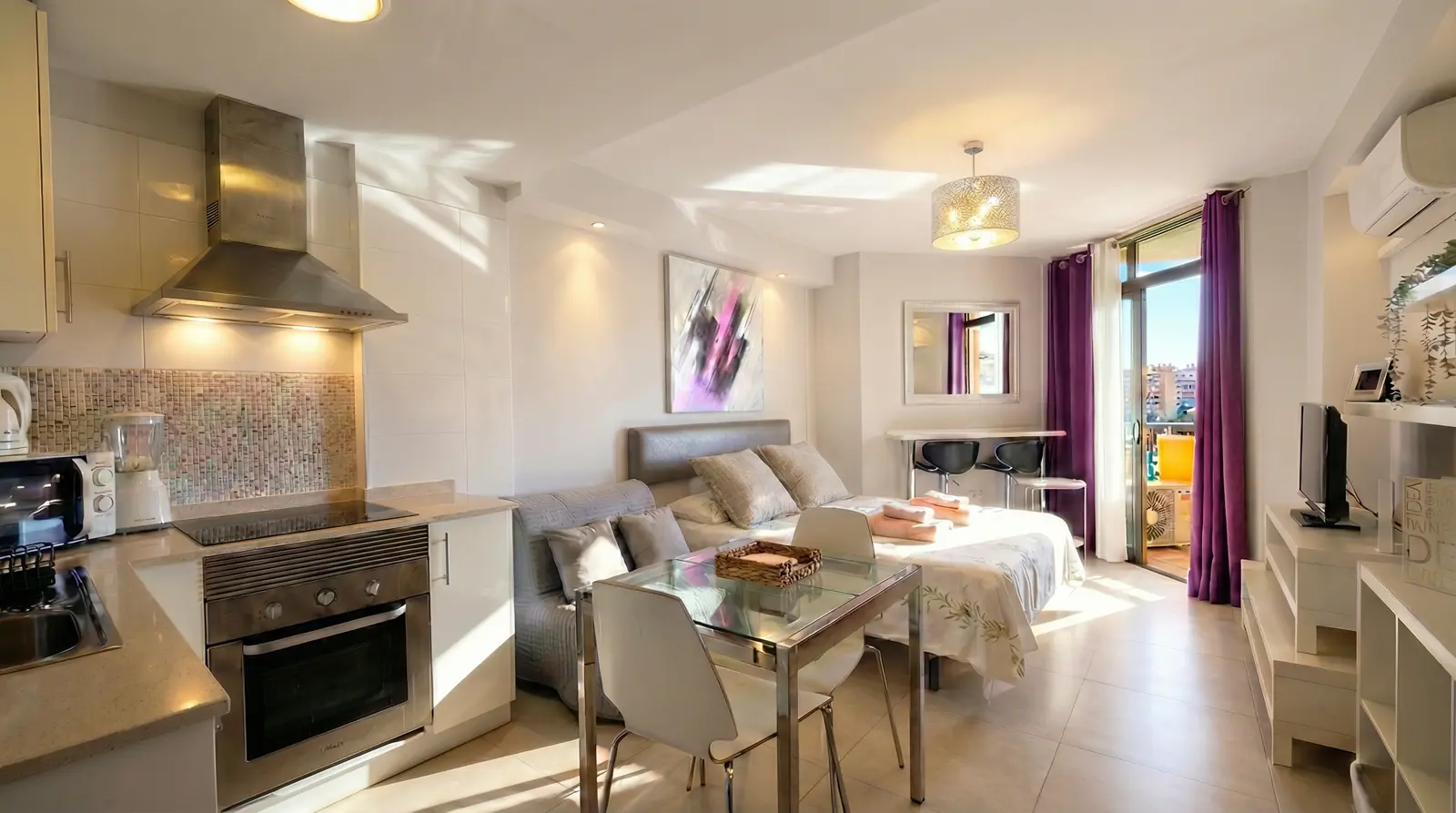 living room of apartment atico summerland