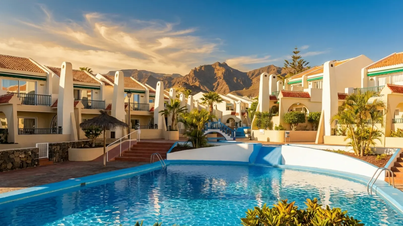 Swimming pool apartments in Costa Adeje