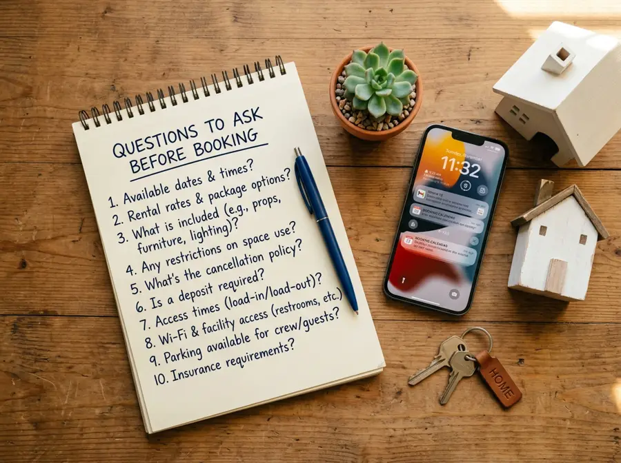Essential Questions Before Booking